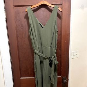 XL A New Day Jumpsuit Army Green